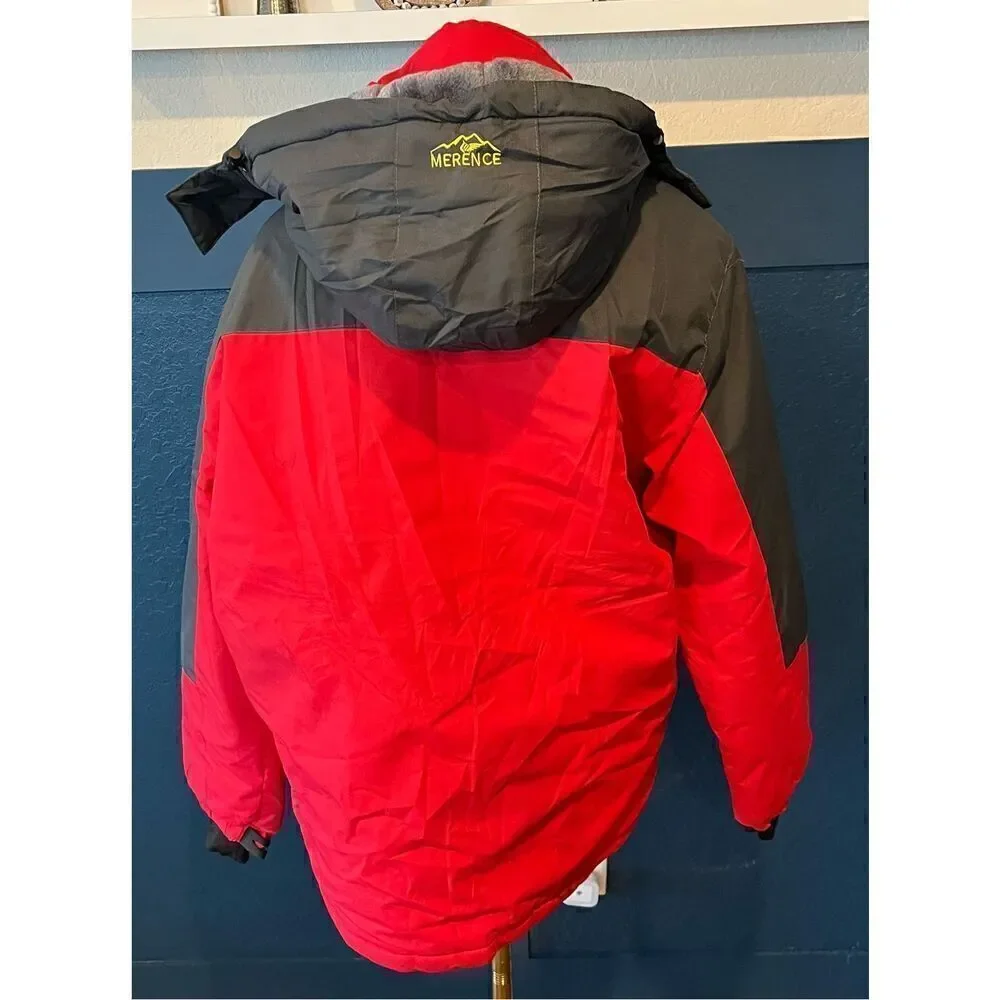 EQUICK Men's Waterproof Ski Jacket Fleece Windproof